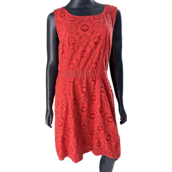 M.S.S.P Orange Lace Dress XL NWT MSRP $128.00 - Picture 1 of 11